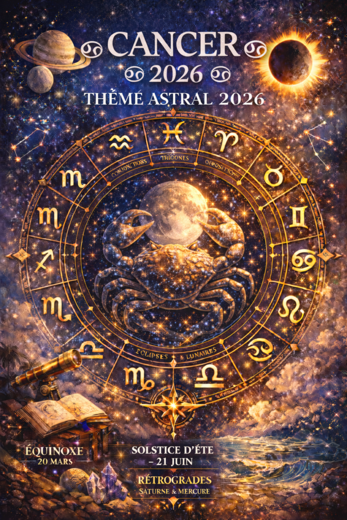 Astrologie. Horoscope de l’année 2026 pour le signe du Cancer