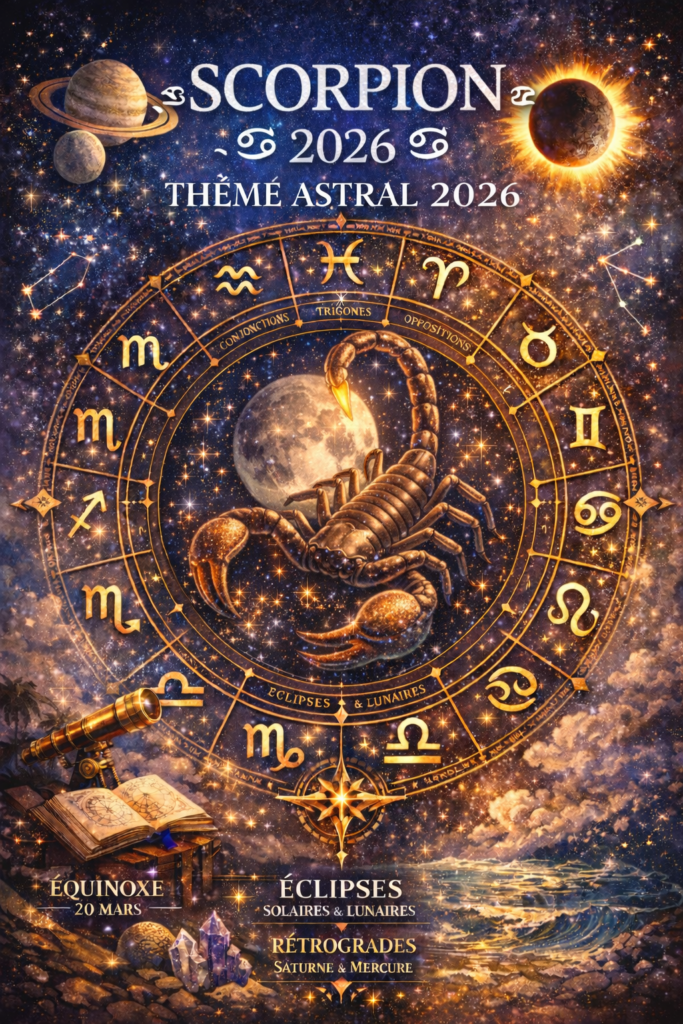 Astrologie. Horoscope de l’année 2026 pour le signe du Scorpion