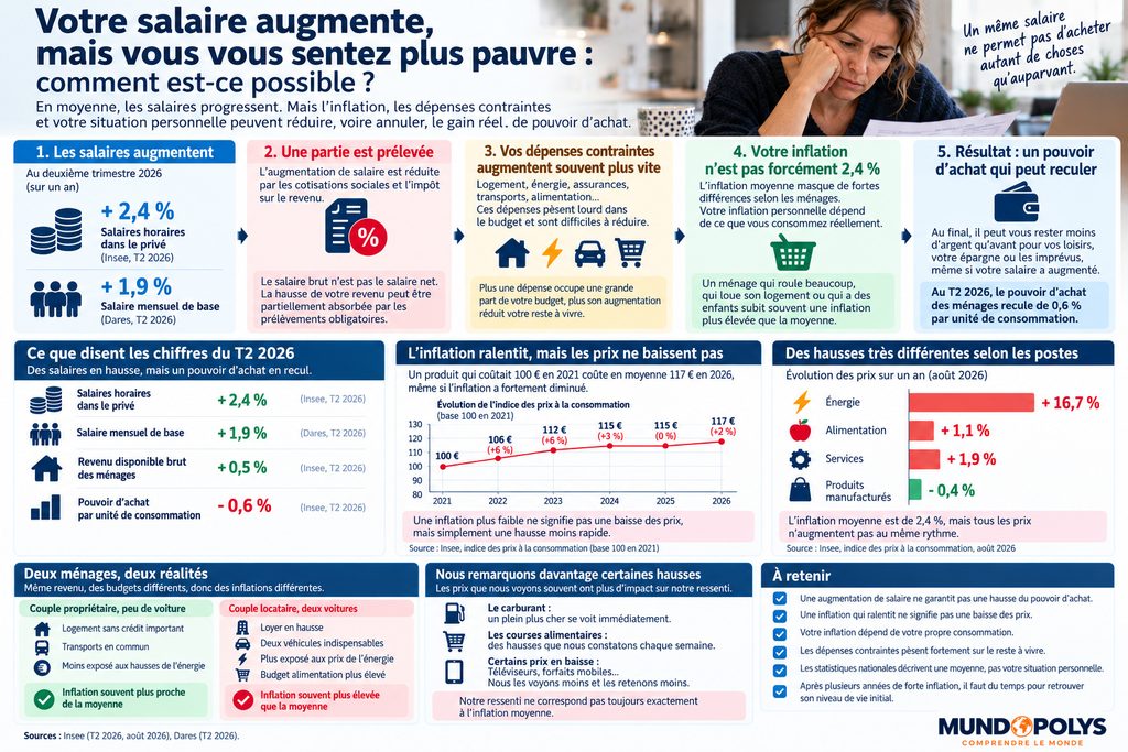 Infographie - Inflation, dépenses contraintes, reste à vivre : ce que les moyennes économiques ne racontent pas toujours