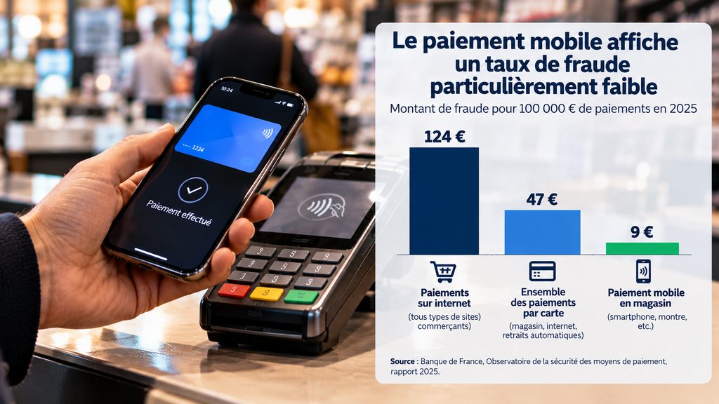 Le paiement par téléphone affiche un taux de fraude particulièrement faible