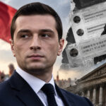 Portrait de Jordan Bardella et montage